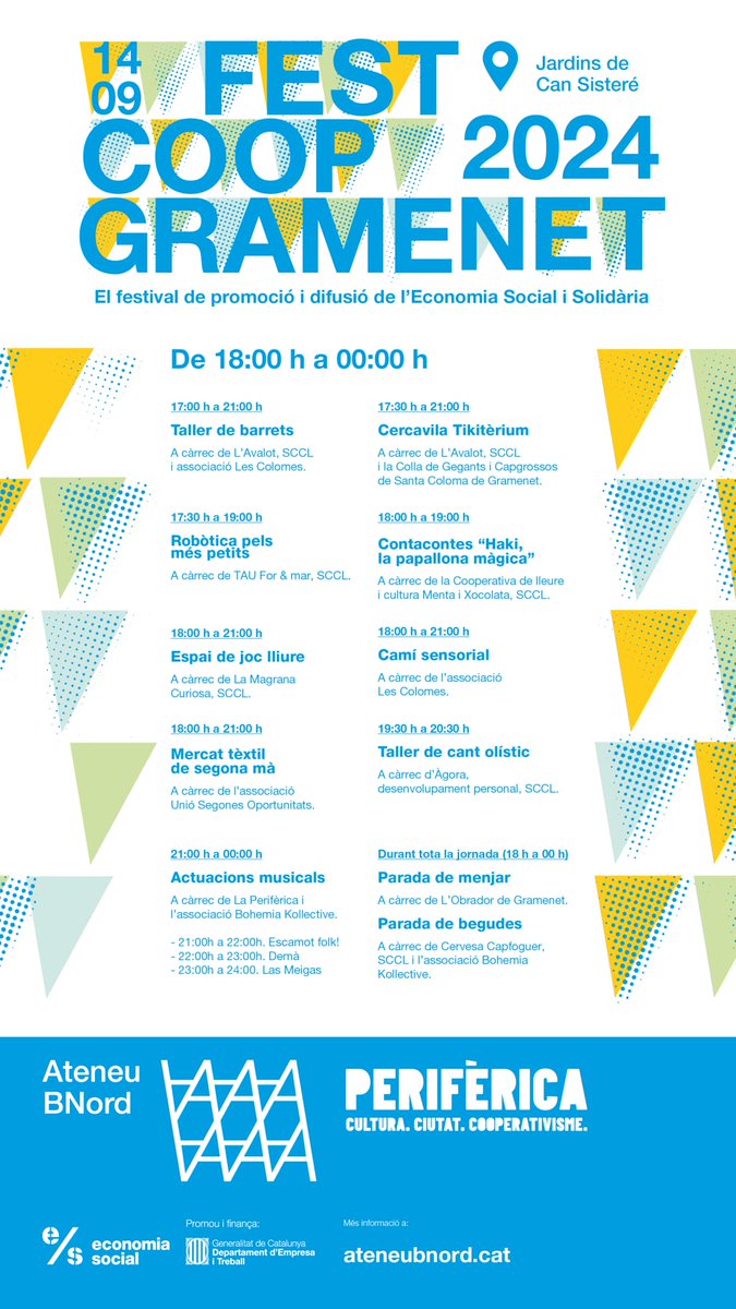 No, et perdis el festcoop aquest dissabte!👇👇👇