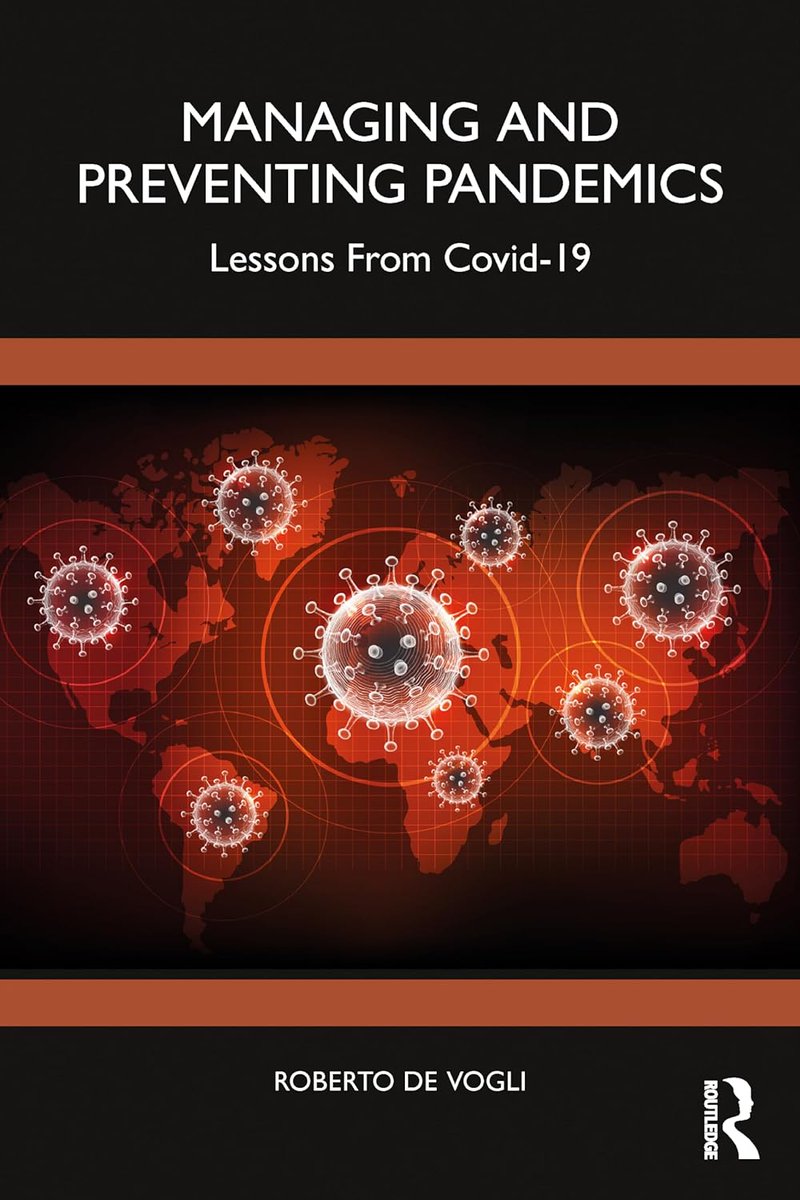 roberto_devogli's tweet image. The book "Managing and Preventing Pandemics: Lessons from COVID-19" is published today.
It addresses questions such as: What have we learned from COVID-19? How many lives could have been saved? What can we do to prevent the next pandemic?
amazon.com/Managing-Preve…