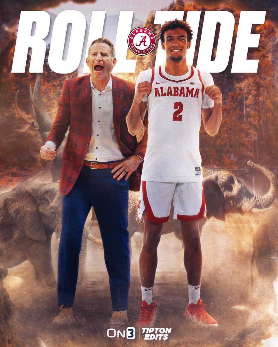 Joe Tipton (@tiptonedits) on Twitter photo BREAKING: 4⭐️ Amari Allen has committed to Alabama, he tells <a href="/On3Recruits/">On3 Recruits</a>.
The 6-7 Small Forward is a Top-100 recruit in the 2025 class and becomes Nate Oats’ first commitment this cycle.
Story: on3.com/news/alabama-b… BREAKING: 4⭐️ Amari Allen has committed to Alabama, he tells <a href="/On3Recruits/">On3 Recruits</a>.
The 6-7 Small Forward is a Top-100 recruit in the 2025 class and becomes Nate Oats’ first commitment this cycle.
Story: on3.com/news/alabama-b…