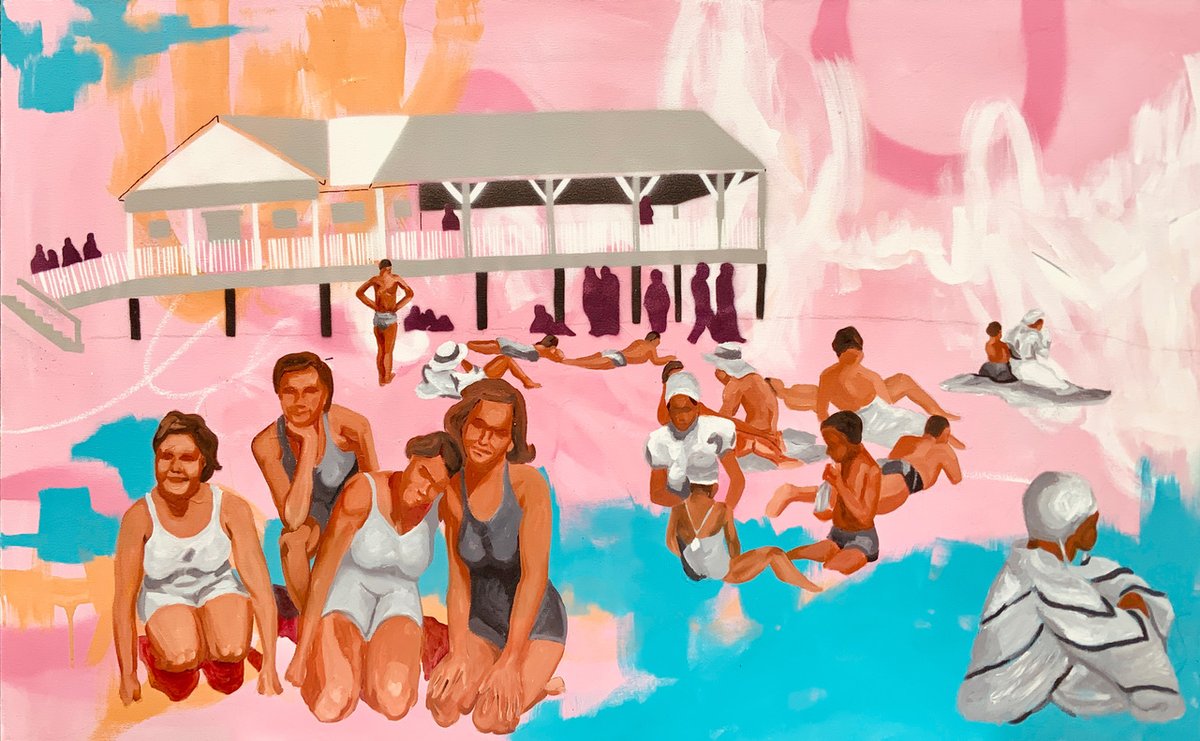 Don't miss the "Grant Street Beach" painting series by Chanelle René at the Noyes Galleries at <a href="/stkhammonton/">Stockton Hammonton</a>! 🖼️

📅 The exhibition opens October 8 and runs through October 29. 

The opening reception will be on October 17 from 5:00 to 6:30PM.

Learn more: chanellerene.com