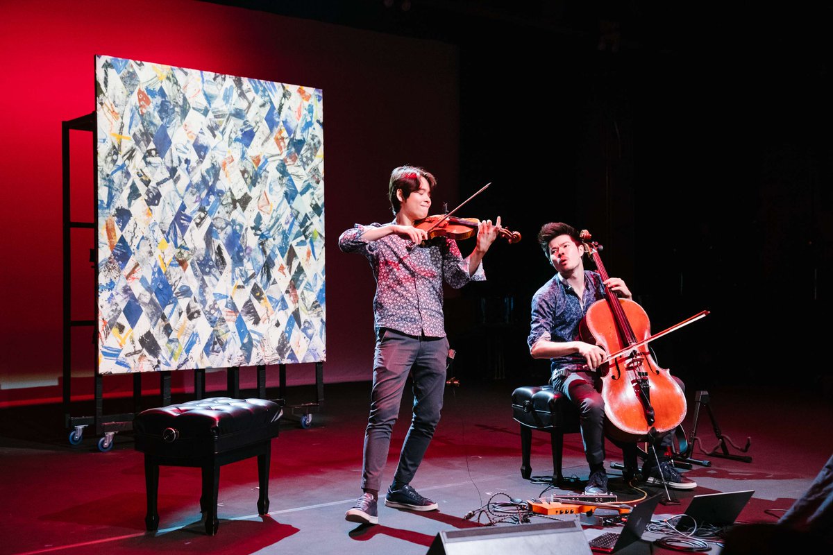 Chelsea Music Festival (@cmf_nyc) on Twitter photo 🎻 💥 We have great memories of ARKAI at 2022’s Festival
(pictured here <a href="/ChelseaFactory/">Chelsea Factory</a>)
🎵 Don’t miss their NYC Record release show at <a href="/JoesPub/">Joe’s Pub</a> tonight Tue Sep 10 in NYC!
📸 <a href="/FadiKheir/">Fadi Kheir</a> | artwork by Jonathan Van Dyke
#classicalmusic #nycconcerts 🎻 💥 We have great memories of ARKAI at 2022’s Festival
(pictured here <a href="/ChelseaFactory/">Chelsea Factory</a>)
🎵 Don’t miss their NYC Record release show at <a href="/JoesPub/">Joe’s Pub</a> tonight Tue Sep 10 in NYC!
📸 <a href="/FadiKheir/">Fadi Kheir</a> | artwork by Jonathan Van Dyke
#classicalmusic #nycconcerts