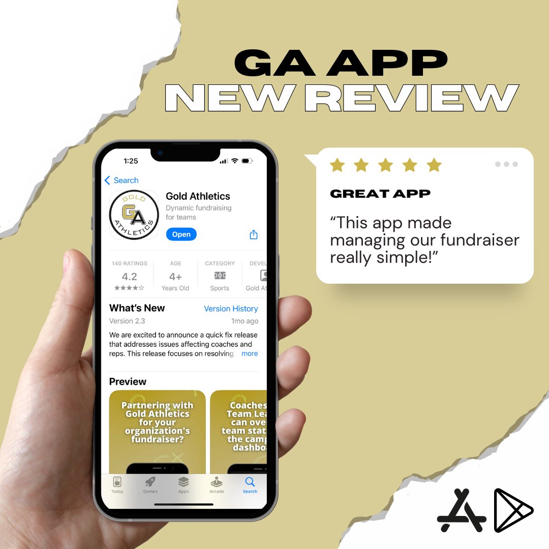 We are so inspired by our users’ achievements. Honoring your entire fundraising journey and with you, every step of the way! #GAapp #TestimonialTuesday