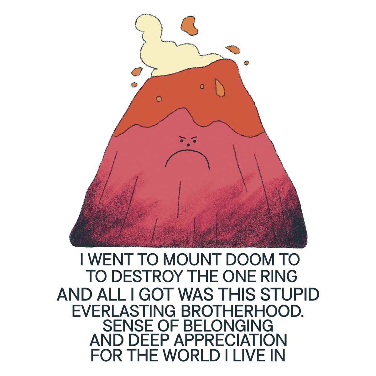 koboldscrossing's tweet photo. mt. doom 😤 https://t.co/GvnTRd1zZD