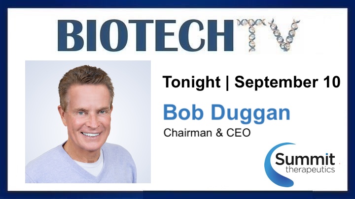 Tonight: @smmt_tx Chairman &amp; CEO Bob Duggan joins BiotechTV to share his perspective on the ivonescimab news.