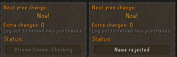 FelixDS_AC's tweet photo. Is there a reason this name gets rejected? Xtrme Gnome &amp; ExtremeGnome get accepted, but not this one. @JagexAsh https://t.co/OiySt6Ae1k