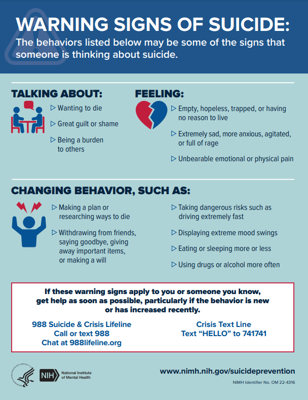 McKUDOS_chi's tweet photo. Today is World Suicide Prevention Day. Recognize the warning signs and know how to get help—it could save a life. Your well-being matters. Share resources to raise awareness and support those in need. #SuicidePrevention #SuicideAwareness #MentalHealthMatters #SaveLives https://t.co/kTO5ckQlLf