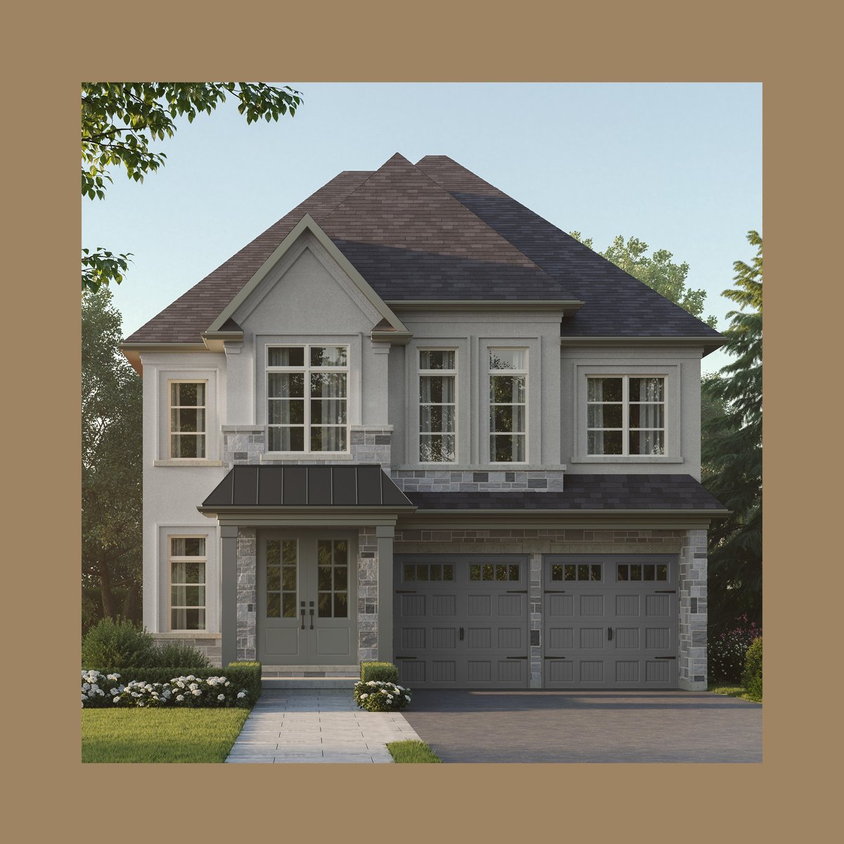 Classic Drive’s bespoke collection of 3  elevation styles, available in 38’, 42’, or 50’ homes, is sure to impress. Inspired by traditional English Character, French Country, &amp; Classic Carriage trade homes, each refined style is expertly nuanced, with a sense of elegance.