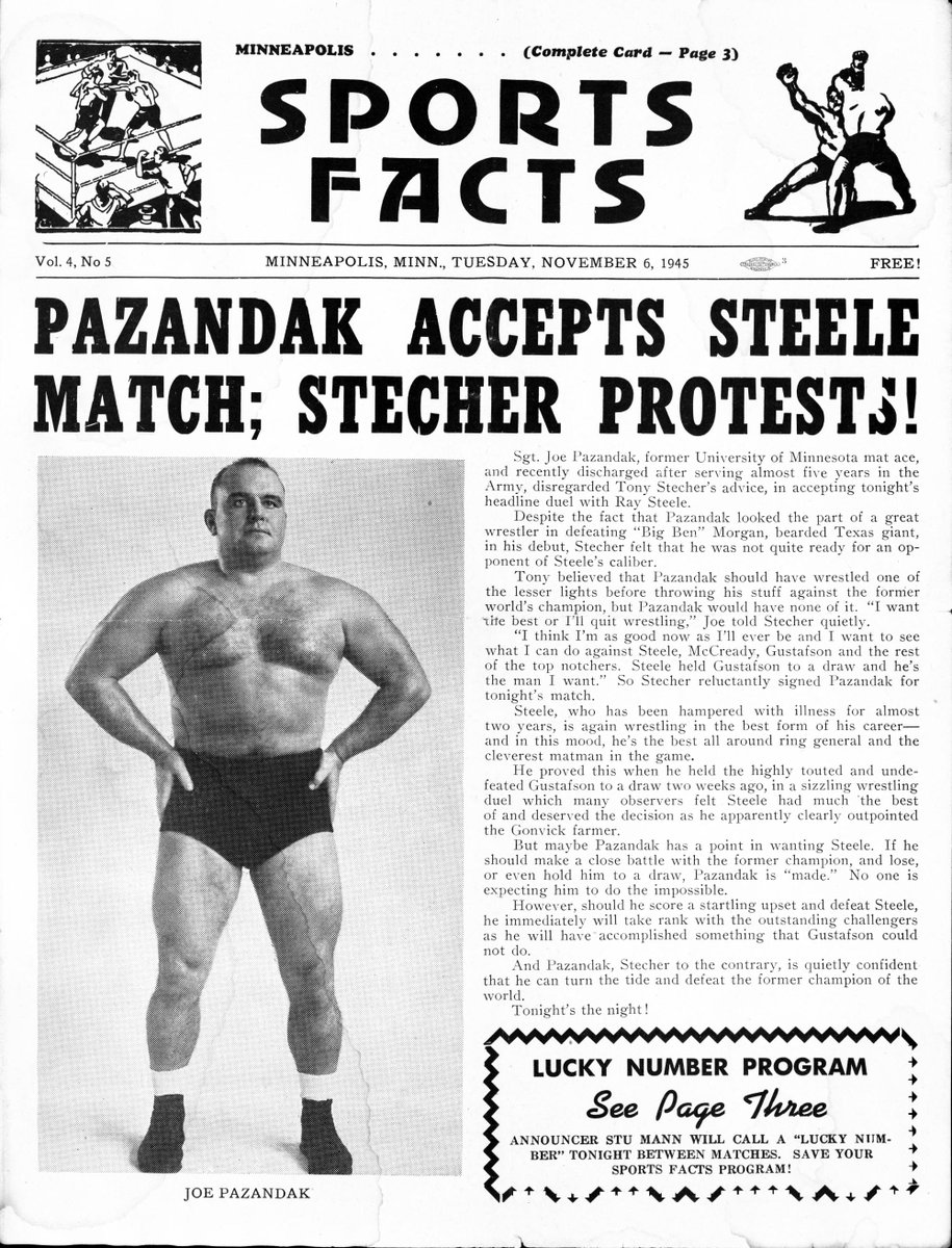 hclib's tweet image. Professional wrestling, restaurant menus, and much more in the latest edition of HCL's Special Collections newsletter: bit.ly/HCLSpCol-0924