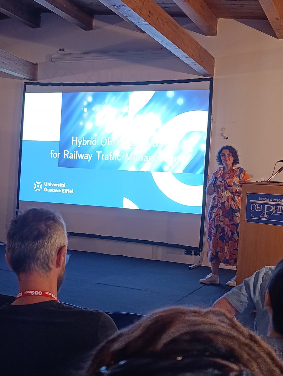 #ODS2024 has officially started!
On #Day1 more than 200 participants have started to follow the sessions and the first keynote speaker, Prof. Paola Pellegrini, has given her talk.
Follow our updates!
#orms