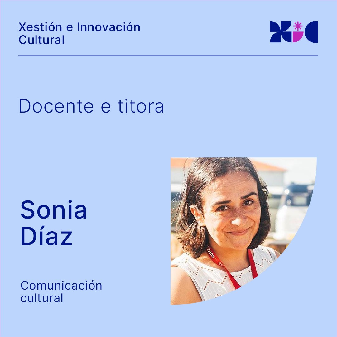 XestionCultural's tweet photo. 🔹Para #AprenderFacendo dende unha perspectiva totalmente práctica contaremos coa titora Sonia Díaz, experta en #ComunicaciónCultural, que nos acompañará nos traballos en grupo.
@emereci https://t.co/34tmBRoGzM
