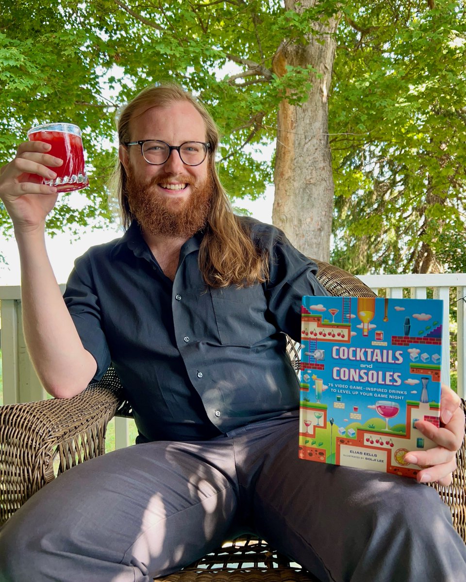 COCKTAILS AND CONSOLES is here!! Thank you so much to everyone who has loved this book so far &amp; thank you to everyone who is discovering it. I am so grateful. It is a tremendous gift to sit in hospitality with one another, to share the company of play &amp; a delicious drink. Cheers!