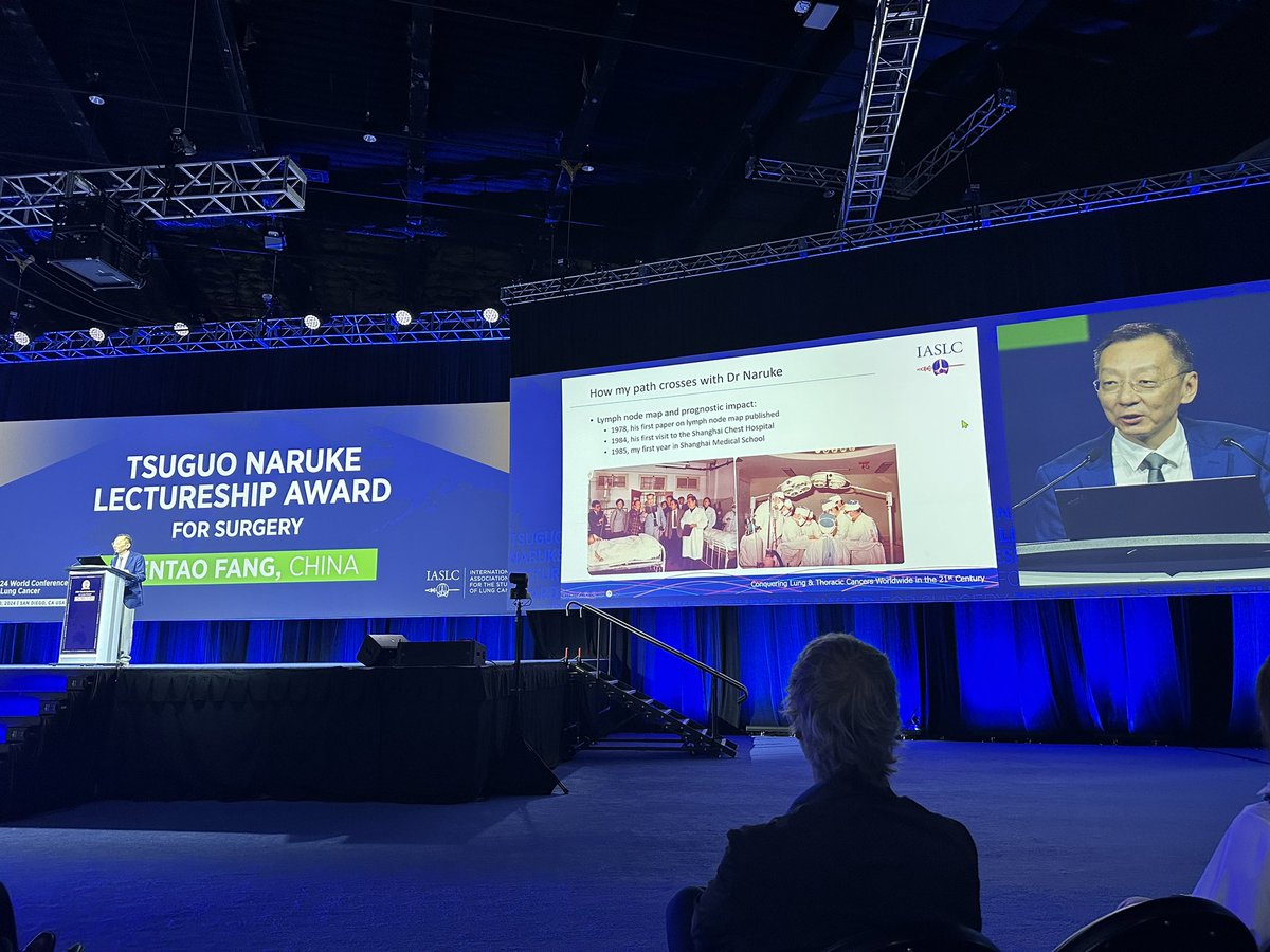 Tsuguo Naruke Lectureship Award for Surgery
Wentao Vincent Fang, MD
Dr. Fang, Professor and Chief of Thoracic Surgery and of Respiratory Surgery at Shanghai Chest Hospital and Honorary Chair of Mediastinal Tumor Committee of the Chinese Anti-Cancer Association, Shanghai, China