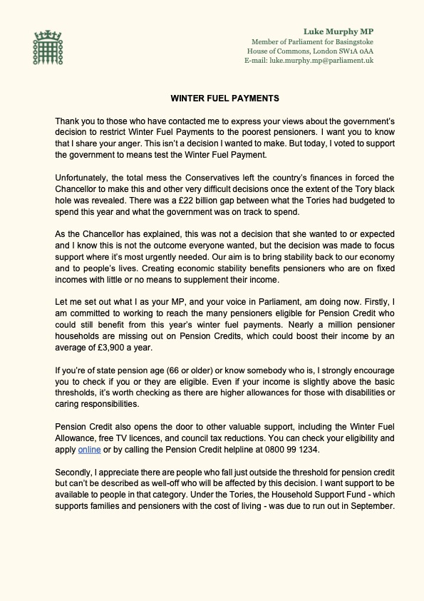 Luke Murphy MP tweet media
