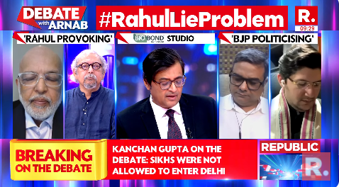 republic's tweet image. #RahulLieProblem | Rahul Gandhi has been known as a 'divider-in-chief.' Every single thing that he says and does is intended, planned, propagated
to create further divisions in the social fabric of India: Vibhuti Jha (@VJjha) Former Republican Candidate for New York State