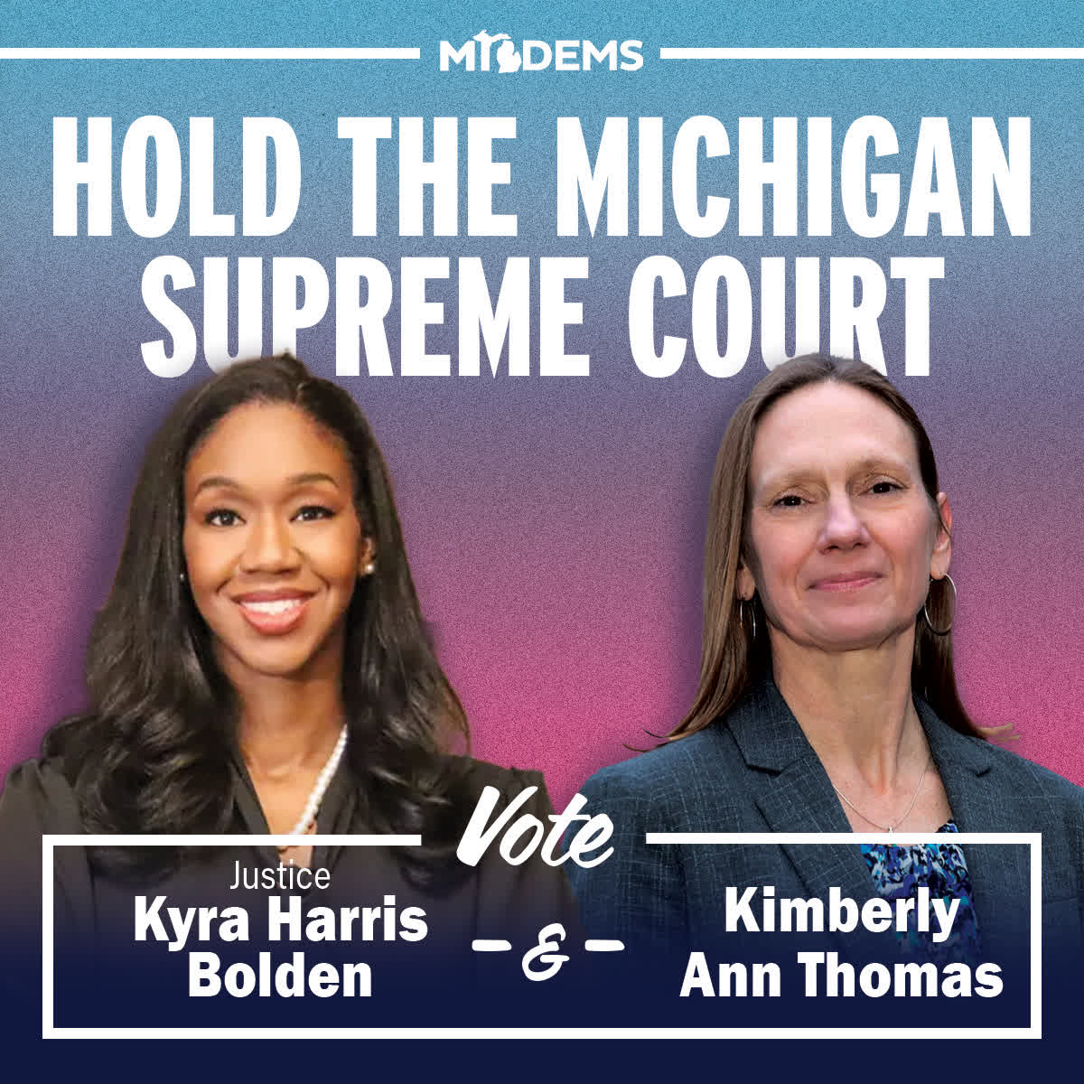 AUdebm's tweet photo. State Supreme Court Races are seldom talked about. But they are critical to a healthy democracy and essential for upholding our freedoms.
#Michigan, do you understand the assignment? #SaveTheCourts https://t.co/tJX2cylvJ5 https://t.co/mmEW8dlIfV