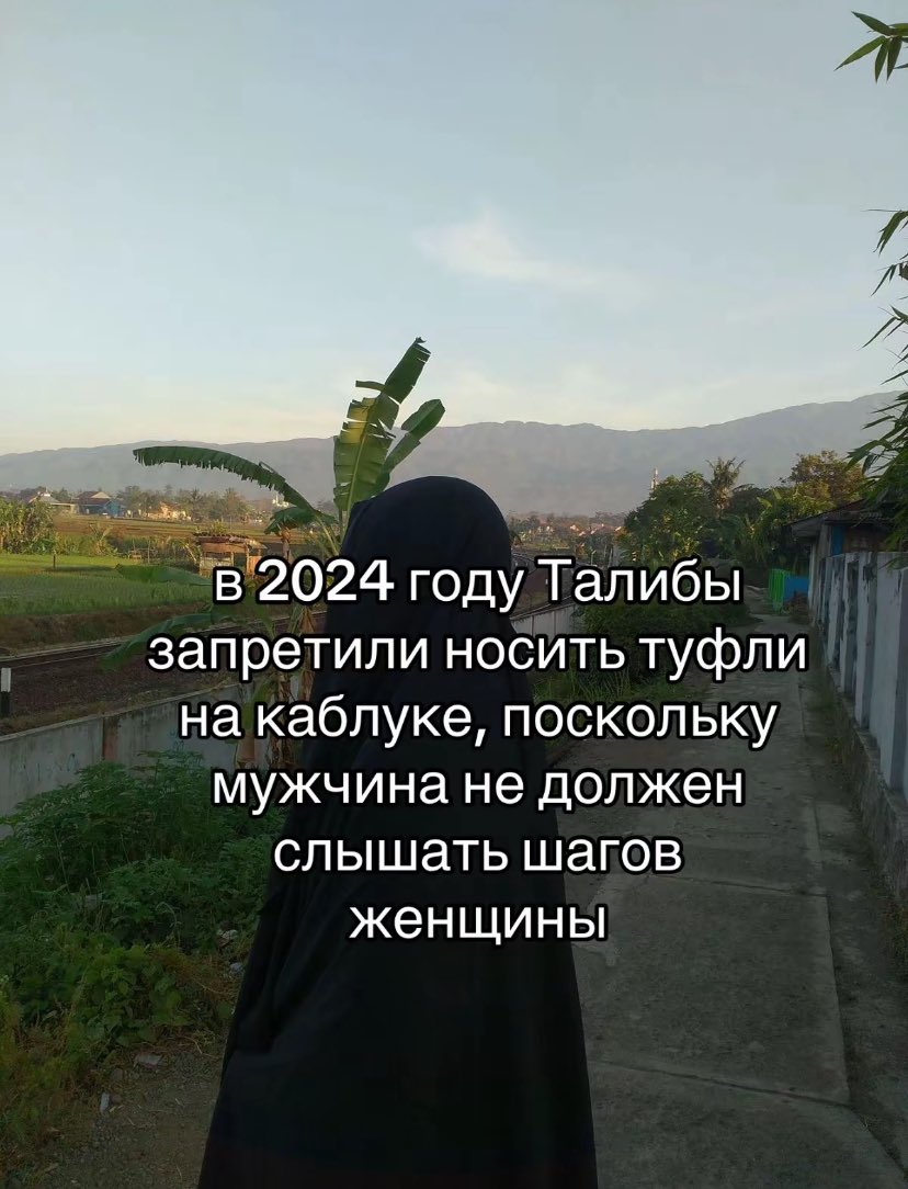 они буквально запретили женщинам существовать