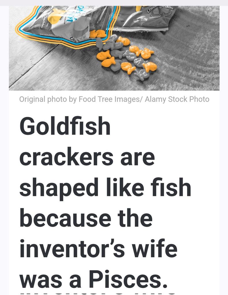 #Goldfishcrackers #Pisces