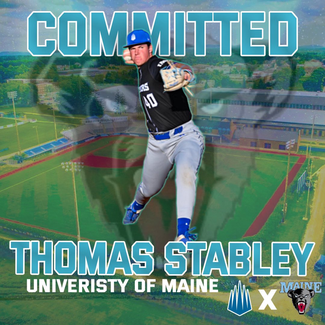 Thomas Stabley (@thomasstabley) on Twitter photo I am proud to announce my commitment to play D1 baseball at the University of Maine. A special thanks to the coaches at Maine, my family, a d everyone else who helped me on this journey. #Committed
<a href="/NickDerba/">Nick Derba</a>
<a href="/SuarezCejay/">Cejay Suarez</a>
<a href="/OTP_Baseball/">Troy Allen</a>
<a href="/DylanElber/">Dylan Elber</a>
<a href="/TeamElitePlat/">Kenny Hughes 11</a> I am proud to announce my commitment to play D1 baseball at the University of Maine. A special thanks to the coaches at Maine, my family, a d everyone else who helped me on this journey. #Committed
<a href="/NickDerba/">Nick Derba</a>
<a href="/SuarezCejay/">Cejay Suarez</a>
<a href="/OTP_Baseball/">Troy Allen</a>
<a href="/DylanElber/">Dylan Elber</a>
<a href="/TeamElitePlat/">Kenny Hughes 11</a>