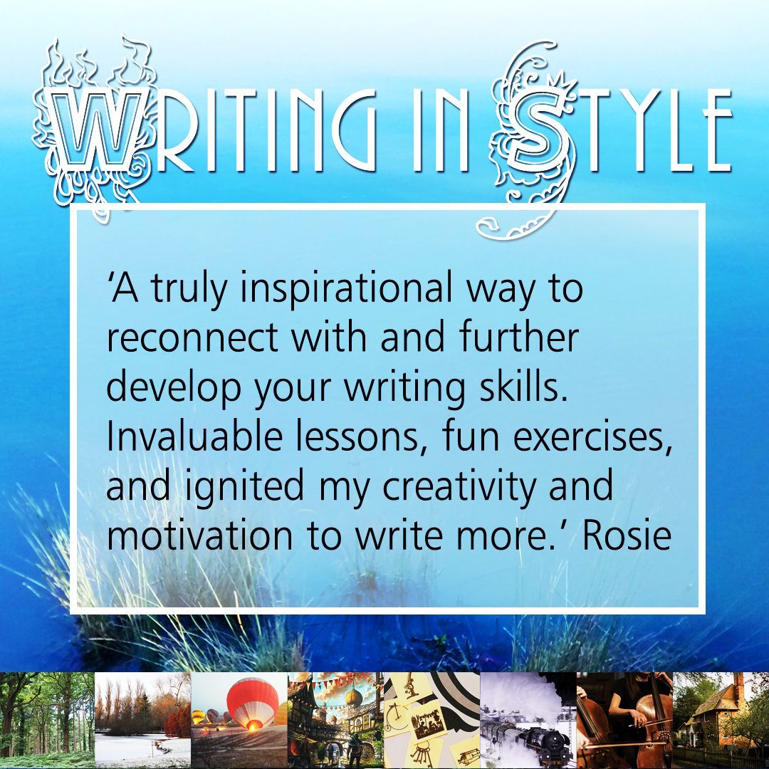 Fab review from Rosie for the Writing in Style course! If you want to ignite your creativity and motivation to write more, it's running again this Oct–Nov, and you can join on Zoom from anywhere (Tues evenings), OR in person in Oxford (Wed evenings): buff.ly/3Tg2hc1