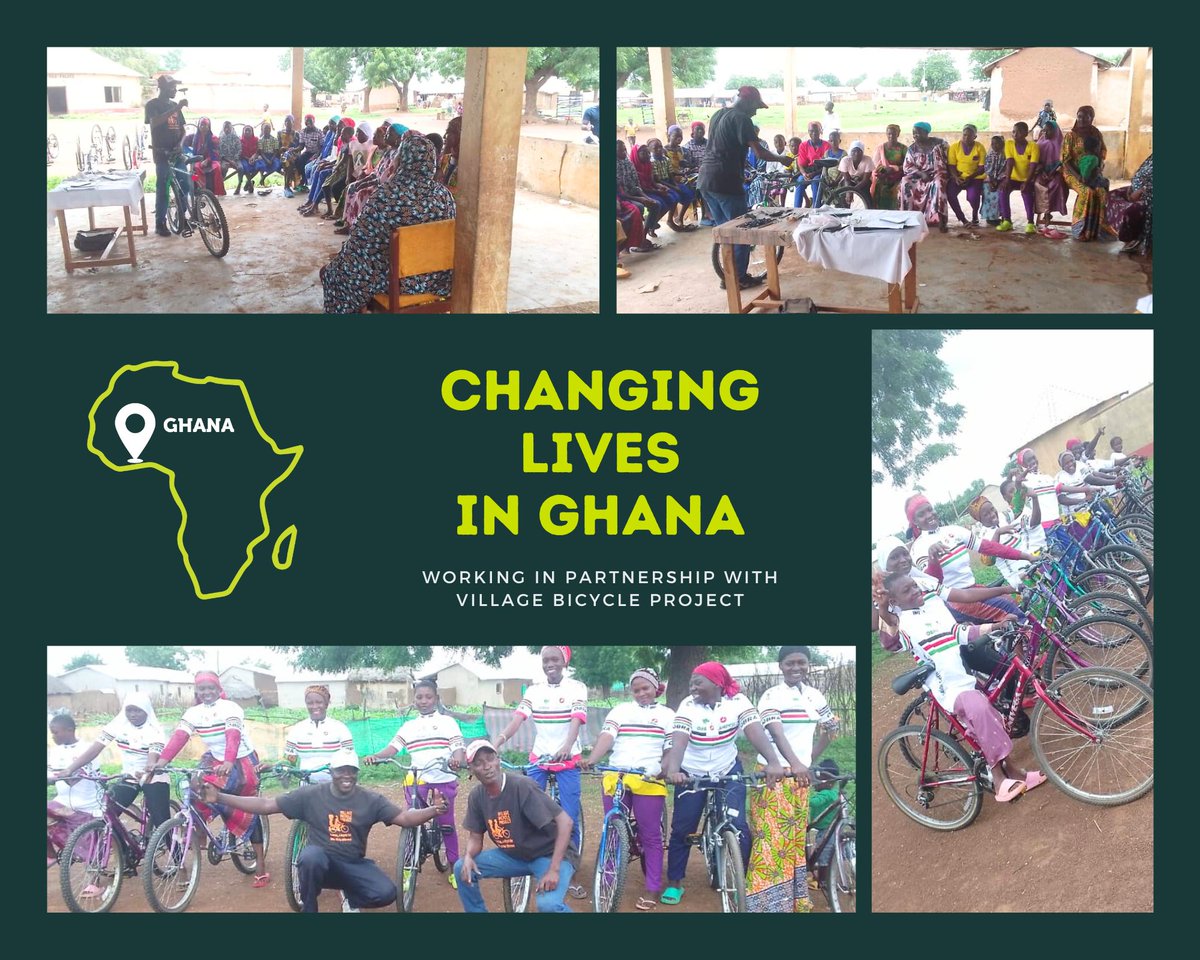 We’re proud to support the Village Bicycle Project in #Ghana, where 80 bicycles were recently distributed to students, workers, and apprentices in five rural communities. 

These bikes are improving #access to jobs, #education, and #healthcare by overcoming #mobility challenges.
