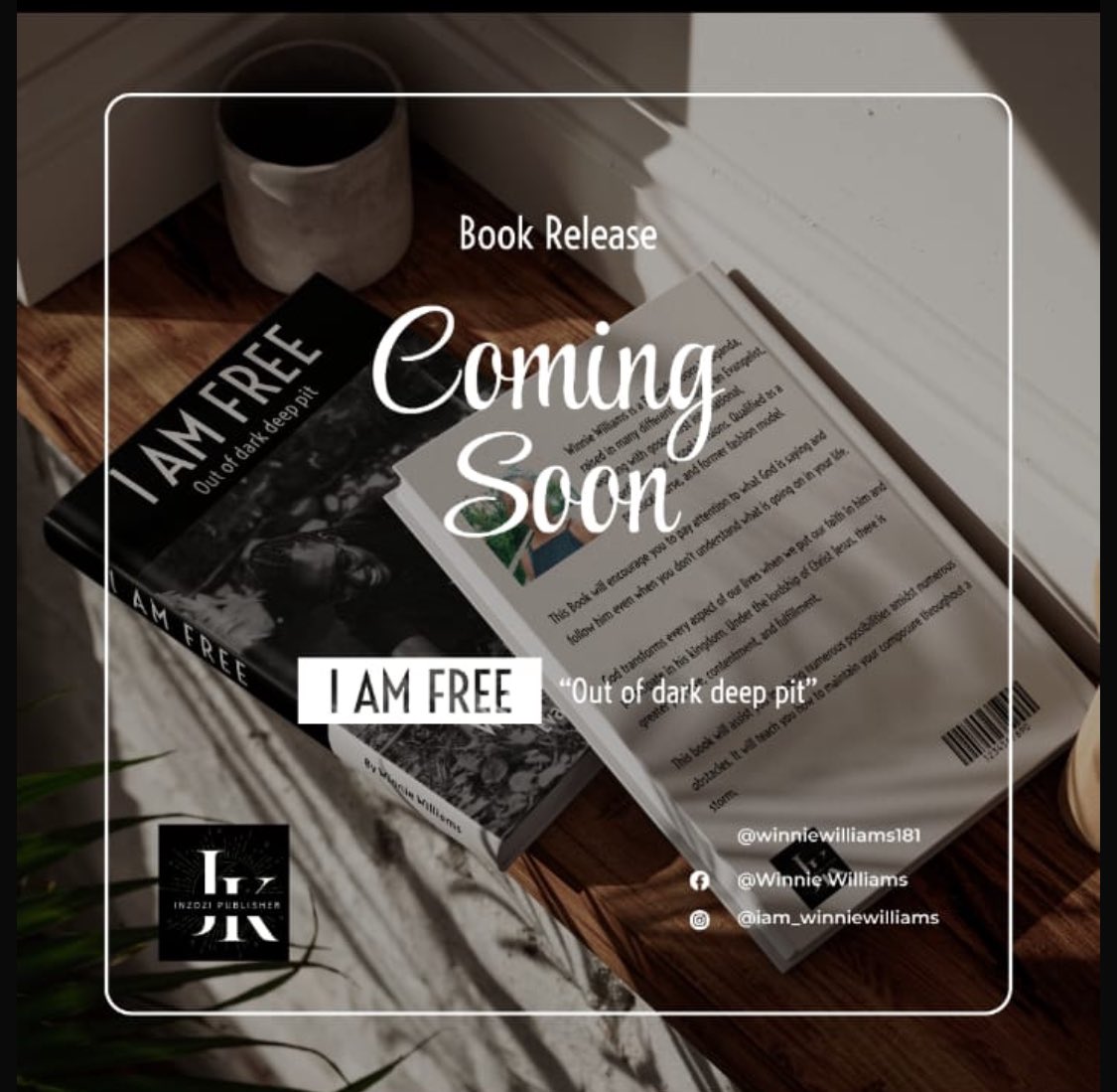 INZOZI PUBLISHER (@inzozipublisher) on Twitter photo Inzozi Publisher is delighted to announce the release of our book, „I am Free „ Out Of Deep Dark Pit By Winnie Williams. We believe this compelling work is one that many will truly enjoy and connect with <a href="/JudenceK/">Judence Kayitesi</a> <a href="/a_akariza/">Akariza Laurette Annely</a> <a href="/MarieKresbach/">Marie Ishimwe Kresbach ✝️🇷🇼🇩🇪🇮🇱🙌🏽</a> <a href="/DimitrieSissi/">Dimitrie Sissi</a> <a href="/DadydeMaximo/">Dady de Maximo Mwicira-Mitali 🇷🇼 🏳</a> <a href="/nconsolee/">Consolee Nishimwe</a> Inzozi Publisher is delighted to announce the release of our book, „I am Free „ Out Of Deep Dark Pit By Winnie Williams. We believe this compelling work is one that many will truly enjoy and connect with <a href="/JudenceK/">Judence Kayitesi</a> <a href="/a_akariza/">Akariza Laurette Annely</a> <a href="/MarieKresbach/">Marie Ishimwe Kresbach ✝️🇷🇼🇩🇪🇮🇱🙌🏽</a> <a href="/DimitrieSissi/">Dimitrie Sissi</a> <a href="/DadydeMaximo/">Dady de Maximo Mwicira-Mitali 🇷🇼 🏳</a> <a href="/nconsolee/">Consolee Nishimwe</a>