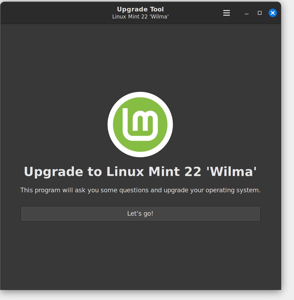Jeba's tweet image. Upgrade time #linuxmint22