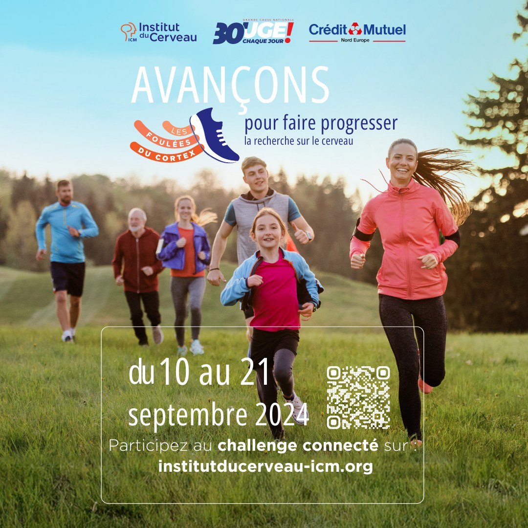 🏃‍♀️ C'est parti ! Les Foulées du Cortex commencent aujourd'hui ! 🎉

L'Institut du Cerveau vous invite à participer à cette 1ère édition de notre course solidaire au profit de la recherche sur le cerveau. 

#unpaspourlecerveau #fouleesducortex
institutducerveau-icm.org/fr/actualite/p…