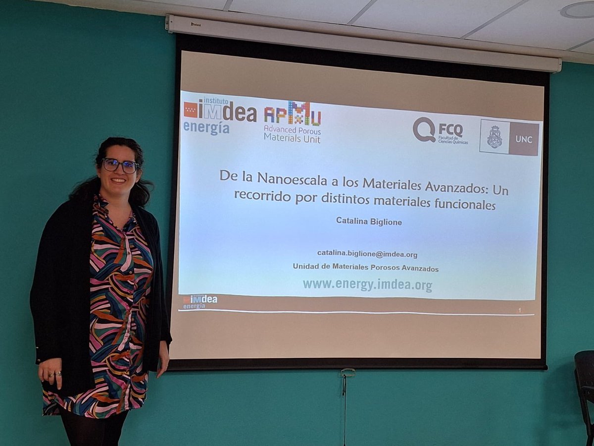 Thrilled to return to my alma mater <a href="/fcqoficial/">Facultad de Ciencias Químicas UNC</a> <a href="/unc_cordoba/">UNC</a> to discuss our latest research developments in <a href="/BMOFs2020/">BMOFs</a> at <a href="/IMDEA_Energia/">IMDEA Energia</a> and contribute to career orientation sessions for aspiring students together with <a href="/Lulanfri/">L 💚</a> 👩🏻‍🔬. Glad to be back!