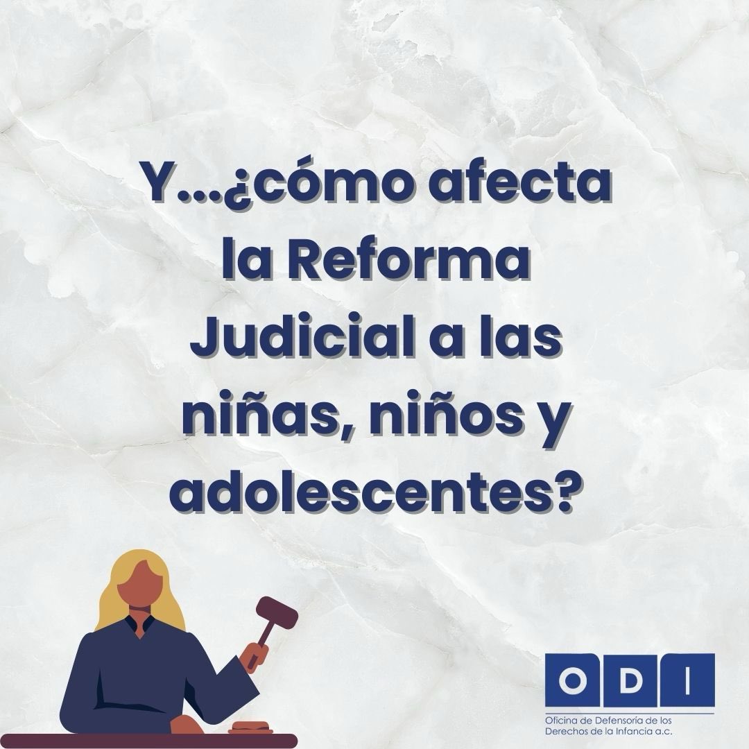 ODInfancia's tweet photo. ¿Por qué la Reforma Judicial, como está planteada actualmente, constituye un riesgo para la impartición de justicia en los casos que involucren NNA? Acá te contamos 👇🏼🤓 https://t.co/3vBlkLdl20
