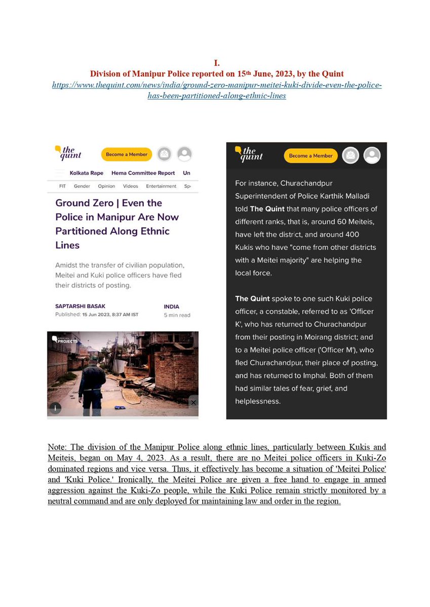 lienstlh's tweet photo. Kuki Inpi strongly refutes the misleading statements by Manipur State Police. The truth, as highlighted by Lt. Gen. Retd. P.C. Nair, must be acknowledged. False claims of drone usage and biased treatment of Kuki-Zo volunteers cannot go unchallenged. We demand justice and equality https://t.co/wKACFMEyus