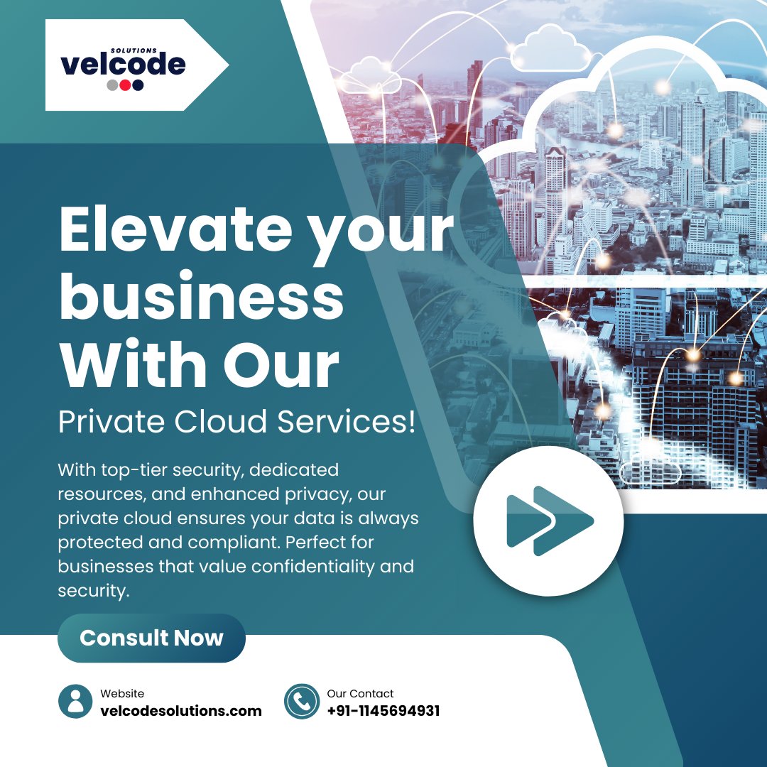 VelcodePvt's tweet image. 🔒 Elevate your security with our #PrivateCloudServices! 📷 📷📷
Enjoy exclusive access, top-notch security, and full control over your infrastructure. 📷   

Contact Us: velcodesolutions.com

#CloudComputing #DataProtection #BusinessGrowth #BusinessSolutions #Velcode