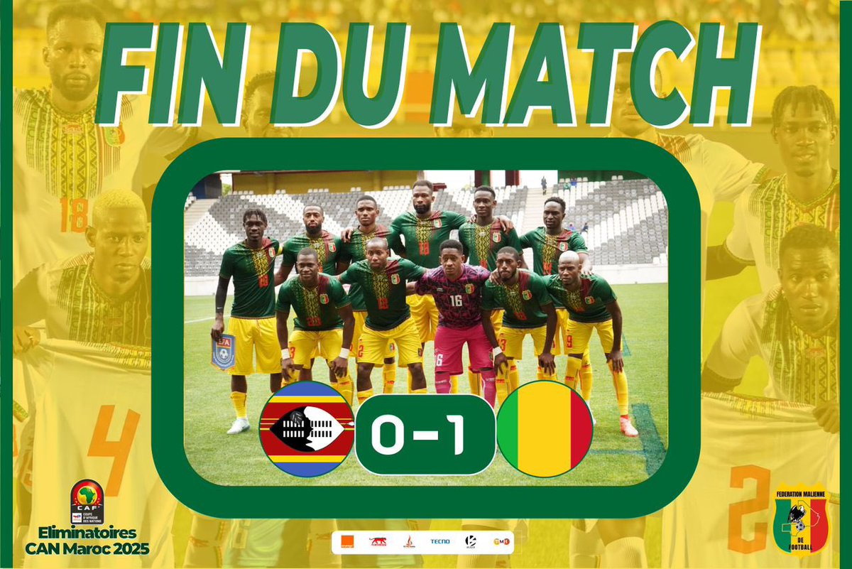 Victoire importante des #Aigles 🦅🇲🇱

#afconq2025 
#caf 
#mali