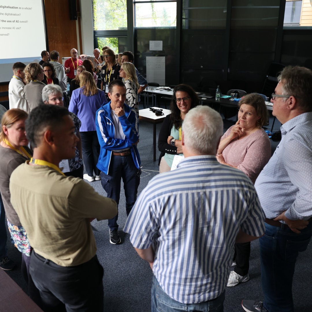 waccglobal's tweet photo. What is truth in our digital age? Excited to have WACC's deputy gen sect at the 28th @ecicnetwork conference #ECIC28 focusing on #AI: breaking down some fears & myths but also raising the need for critical awareness about these tools.
#DigitalJustice #EthicalAI #WCC @WACCEuro https://t.co/sPlPpkXMid