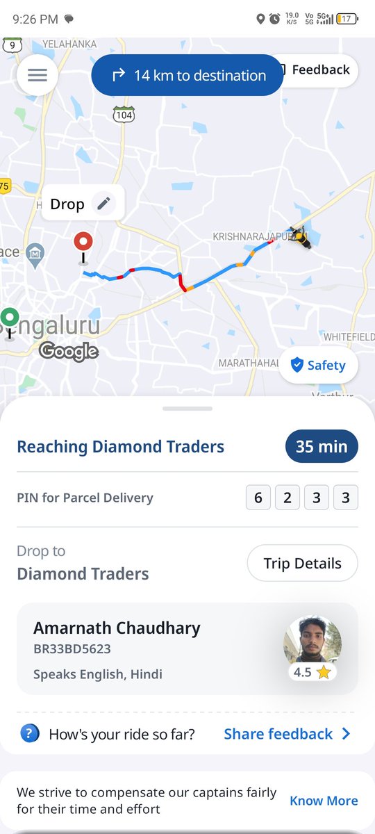 SyedUmar963's tweet photo. The Rapido Parcel delivery service person Stole my Parcel and Ran Away and Rapido People did not take any immediate action while there driver/rider was fleeing away with my Water Pump Worth 9000/- . I would Recommend everyone to stop using Rapido Parcel Service as these people https://t.co/kbjtNq278X