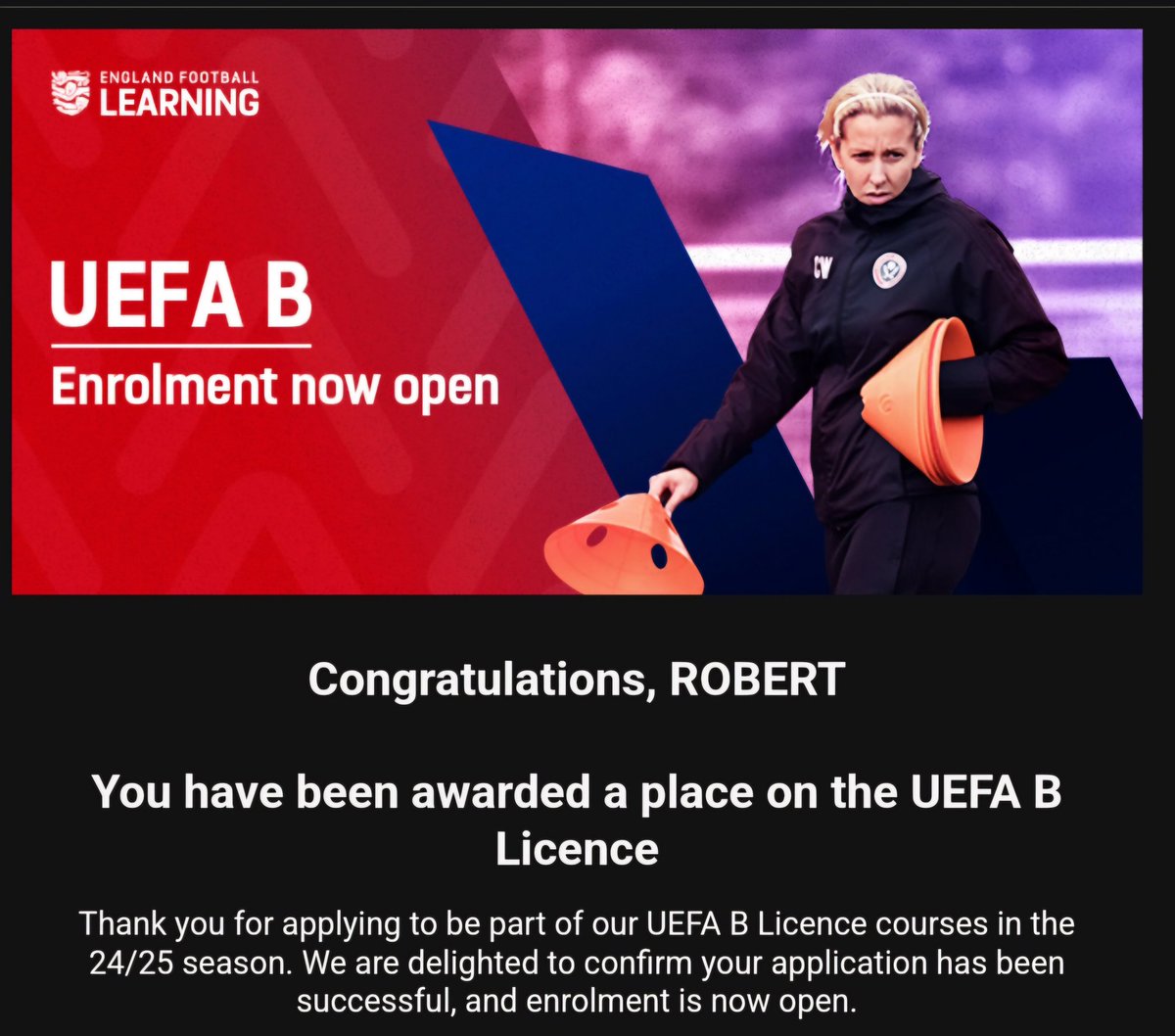 robertscross's tweet photo. Let the journey continue! ⚽⚽⚽ https://t.co/yovisqzxYR
