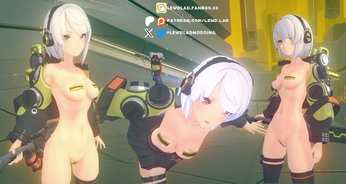 LewdLadModding's tweet image. Our beloved starter stunner Anby deserves some love too!
#ZenlessZoneZero #zzzero #Anby