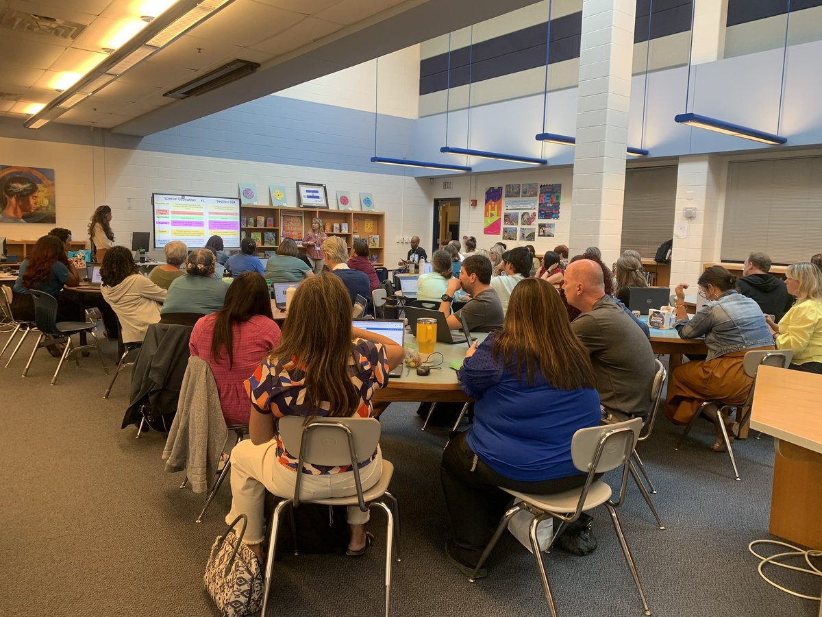 Big THANKS to our 504 Instructional Specialists, Ms. Willis &amp; Ms. Lundquist for sharing with our staff best practices for accommodation implementation for IEP, 504 and EML students. <a href="/MCPSCounseling/">MCPS Counseling</a>