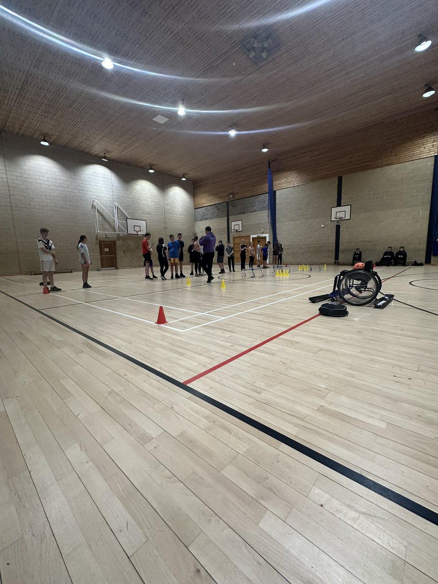MrHunter0501's tweet photo. Brilliant to have Graham from @ActiveSchoolStg in delivering Disability training to our Sports Leaders.

Some fascinating content and lots of good ideas that the pupils can implement into their session planning⭐️ https://t.co/bnj4wWNU8O