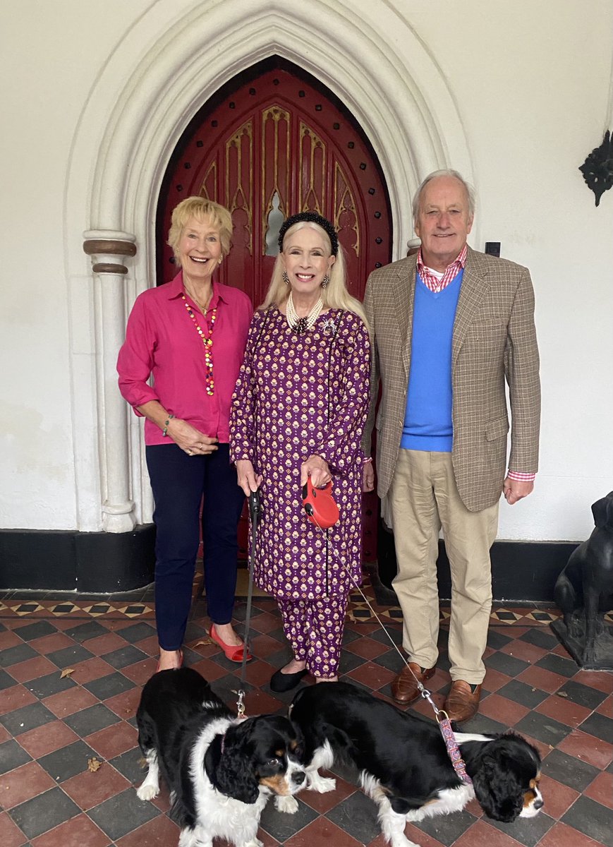 brit_battleaxe's tweet photo. Happy days at #CastleGoring with @LadyColinCamp - filming an interview about her amazing, incredible extraordinary life for @brandnewtube https://t.co/4aSF4U6ycQ