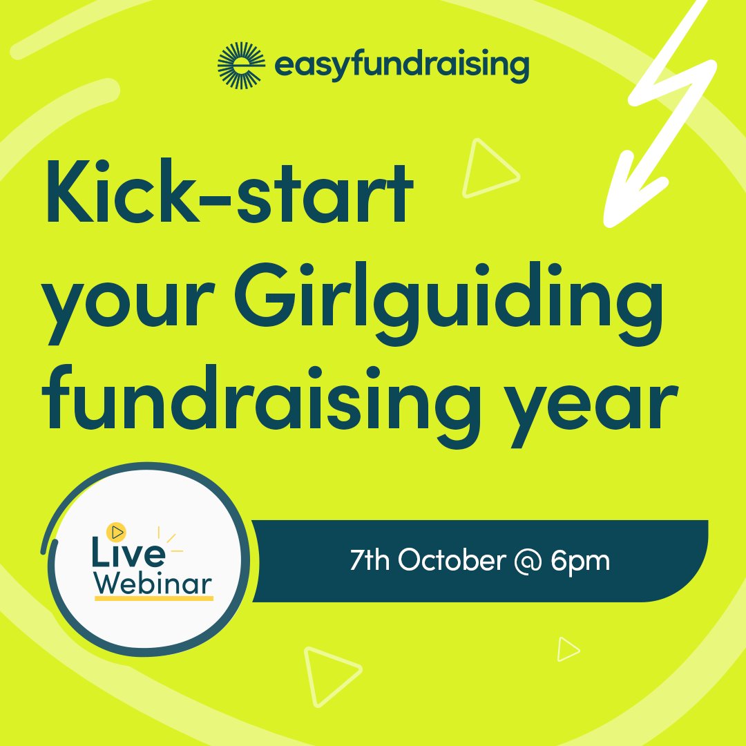 Kickstart your Girlguiding fundraising with a 45-minute webinar from Fundraising Expert Jo! Organise your fundraising plans for the year, discover tips and tricks for recruiting supporters and the best seasonal messages to share. Save your spot: efraising.org/dp2Y5nIVx6