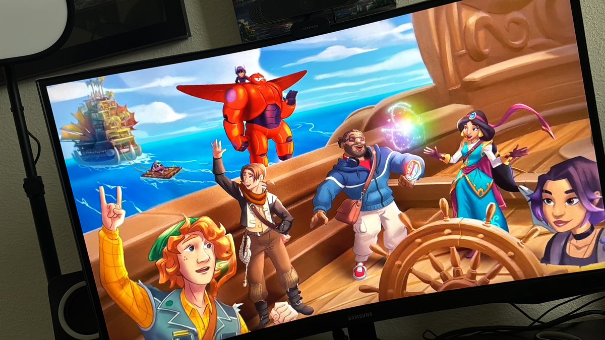 TheDisDude's tweet photo. HERE WE GO!!! #DisneyLorcana #LoreCast https://t.co/EO4mRZWTjK