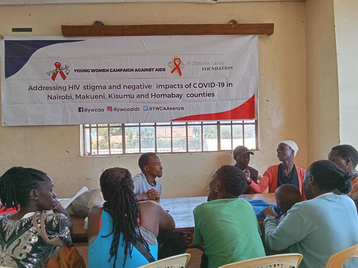 Today we had a very successful dialogue session with people living positively with HIV. Our conversation centered around their health, adherence to ART and advocacy to create more awareness about HIV and AIDS @KawangwareSlum.