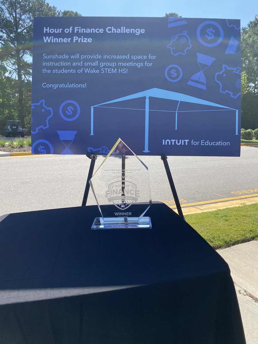 Congratulations to <a href="/WakeSTEMECHS/">Wake STEM EC HS</a> Mr. Aymes and his EPF class for winning the inaugural <a href="/Intuit/">Intuit</a> Hour of Finance national competition! <a href="/WakeSecondary/">WakeSecondary</a> #adulting101