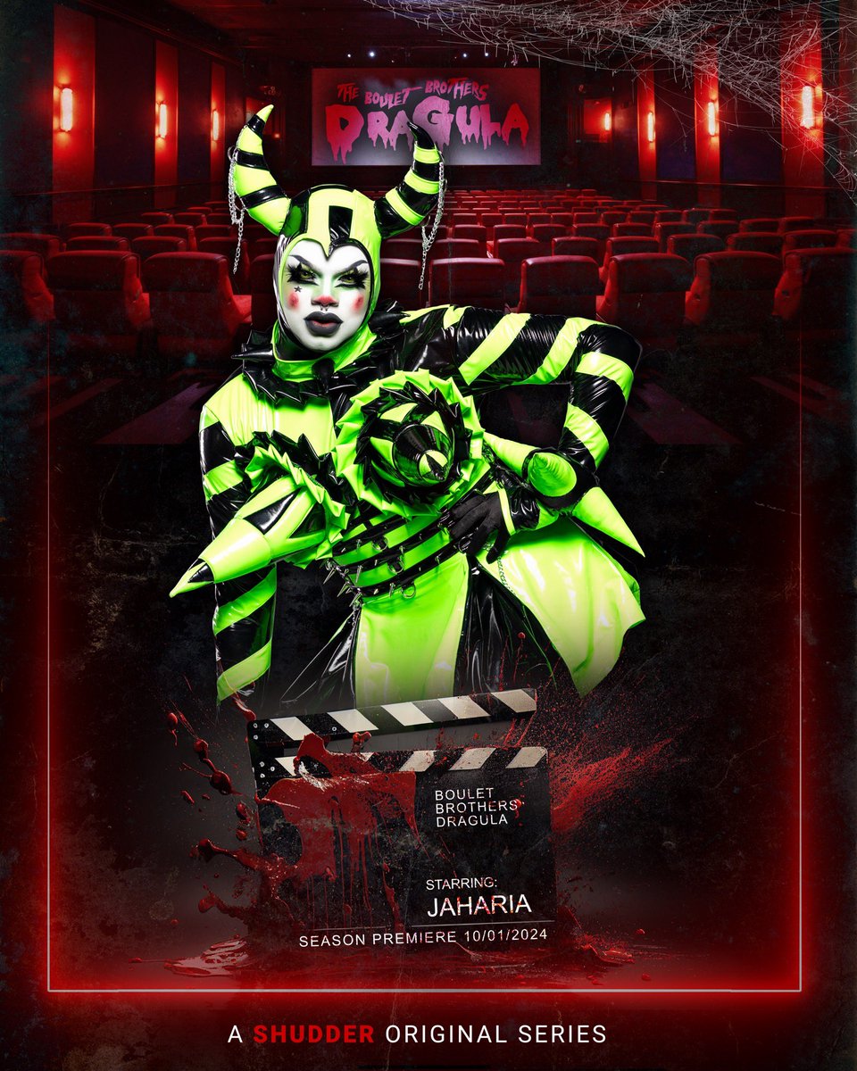 bouletbrothers's tweet photo. Meet Our Monsters! @ItsJaharia has joined the cast of The Boulet Brothers’ Dragula S666! Be sure to read all about the cast and the new season in this @EW exclusive (Link In Bio) and join us for the super sized season premiere 10/1 only on Shudder and AMC+. https://t.co/tY6QQhV0e7