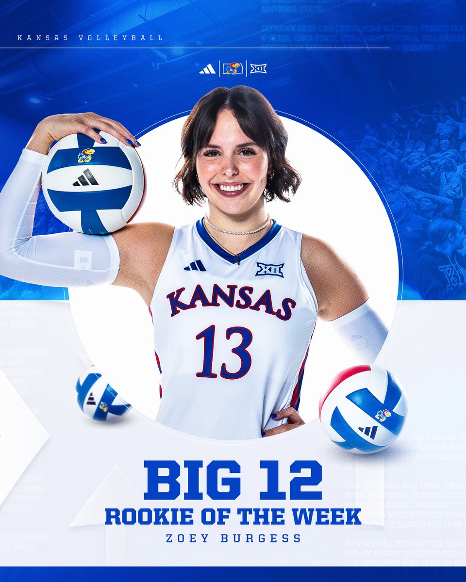 Kansas Volleyball tweet media