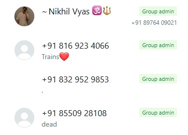 sachinsingh108's tweet photo. @RailfansSena @Cyberdost @CybercrimeCID @Cyberdost @CybercrimeCID 

This is so called railfains 

ग्रुप की आड़ में लोगों को गालियां देने का काम करते है ये लोग.
Pls Report it. https://t.co/53QLtW3rZu