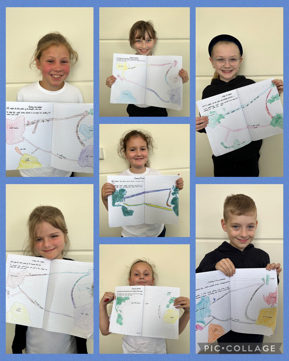 Year 5 you are all superstars 💫 🌟 
The children have started their new history topic for this half term. The children have demonstrated great understanding of the Triangular Trade Route in today’s lesson! ✏️ 📚 <a href="/BarntonMissR/">Miss Rutter</a> <a href="/barntonMrJ/">Ryan Jones</a>