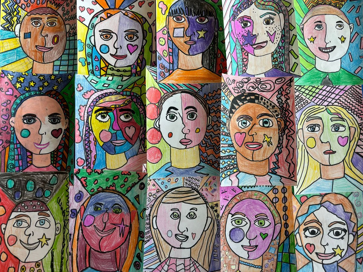 What a busy first week we’ve had! As part of our transition time, children in upper school have been busy creating self-portraits in the style of Brazilian pop-artist Romero Britto 🎨