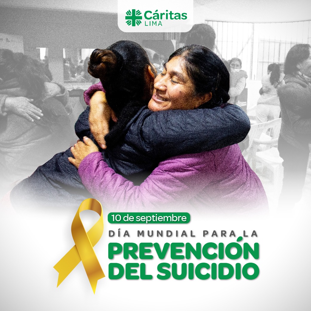 Cada vida es un don maravilloso y desde Cáritas Lima nos sentimos responsables de su cuidado y protección, en comunidad.

En momentos de desesperanza o soledad, estemos dispuestos a escucharnos y  caminar juntos.
💛