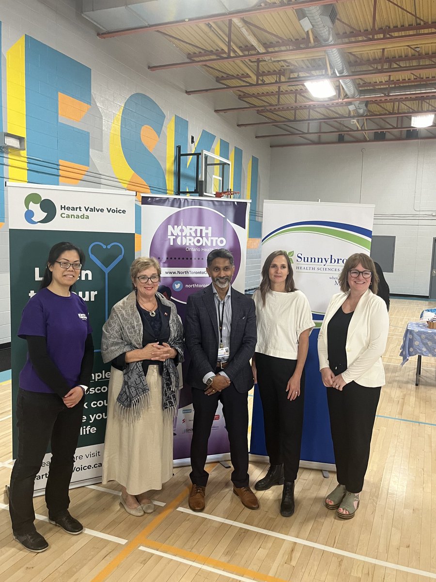 RobinMartinPC's tweet photo. Visited Lawrence Heights Community Centre this morning for a community event with free heart valve testing. All of us are prone to leaky heat valves as we age so go have a stethoscope test today #ValveWeek https://t.co/2o57BjfXXT